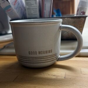 Good Morning Ceramic Mug - Cream